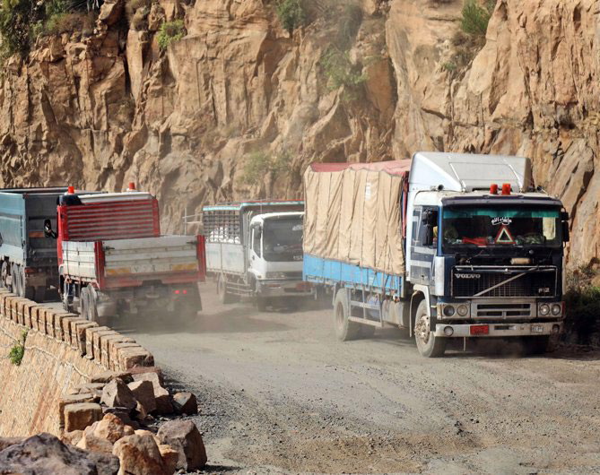 قطاع النقل البرّي والطُّرق في اليمن القضايا الحرجة والسياسات ذات الأولوية